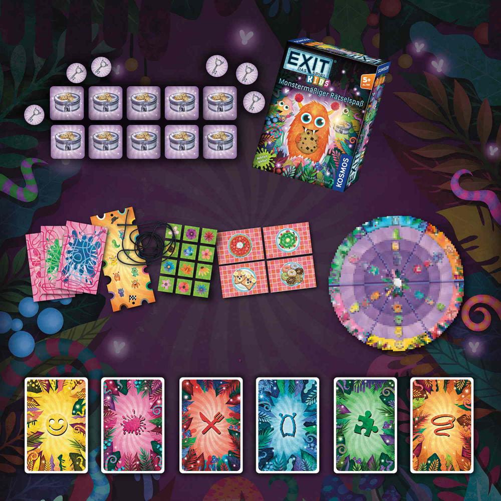 Kosmos Kinderspiel Escape / Exit EXIT® Kids Monstermäßiger Rätselspaß 683733
