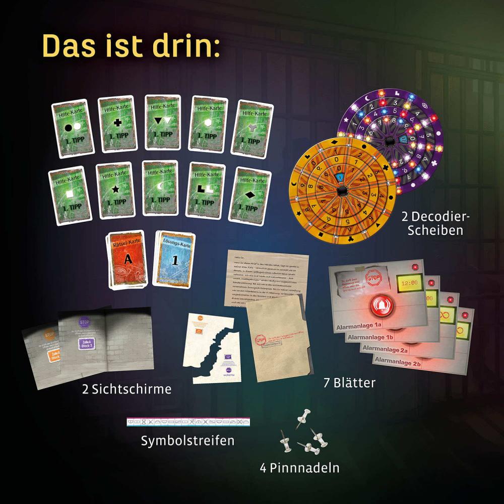 Kosmos Familienspiel Escape EXIT® Der Gefängnisausbruch Level Profi 683924
