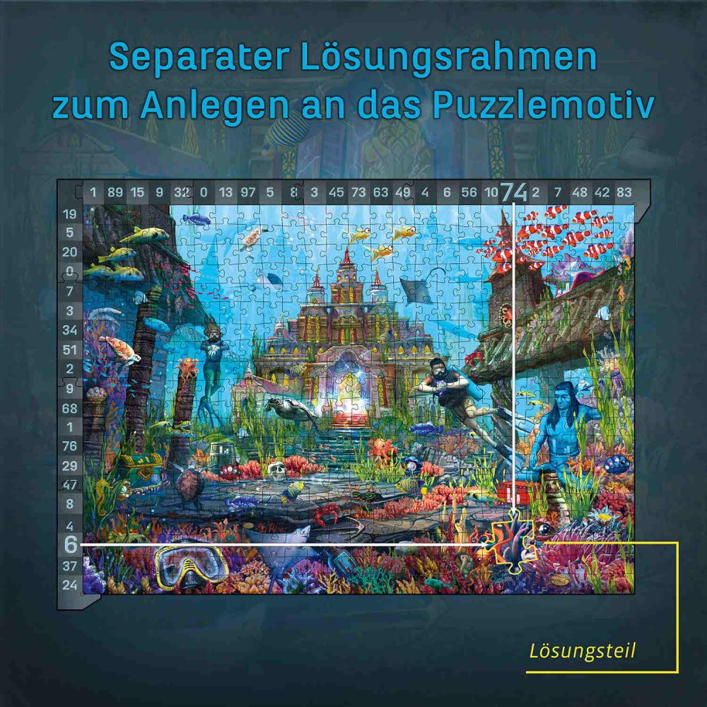 500 Teile Kosmos Familienspiel Escape EXIT® Das Puzzle Der Schlüssel von Atlantis 683962