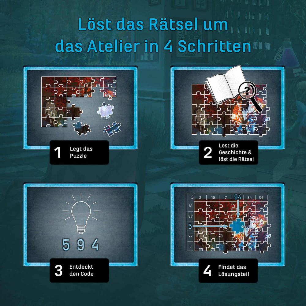 500 Teile Kosmos Escape EXIT® Das Puzzle Das verborgene Atelier 683979