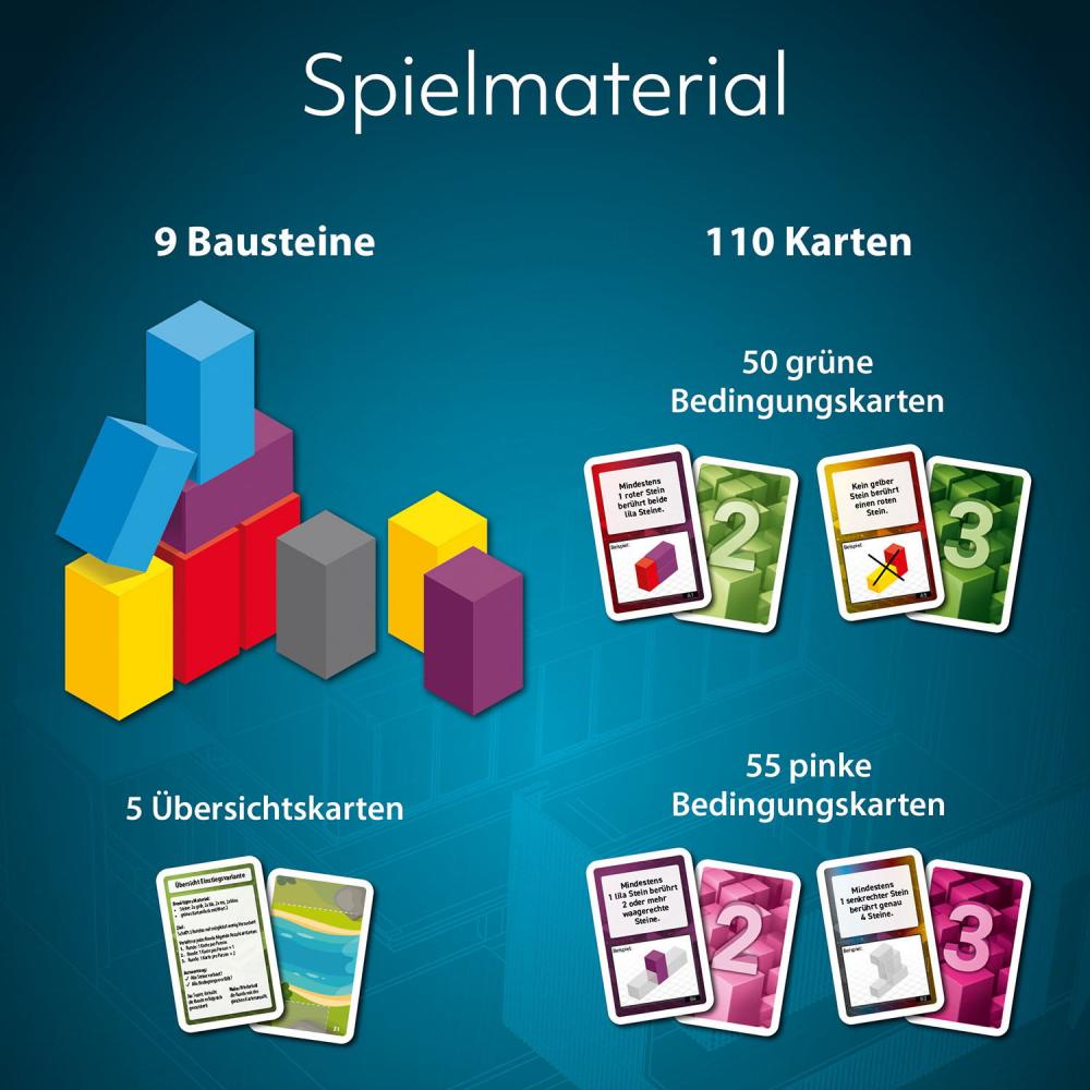 Kosmos Familienspiel Geschicklichkeitsspiel TowerBrix 684228