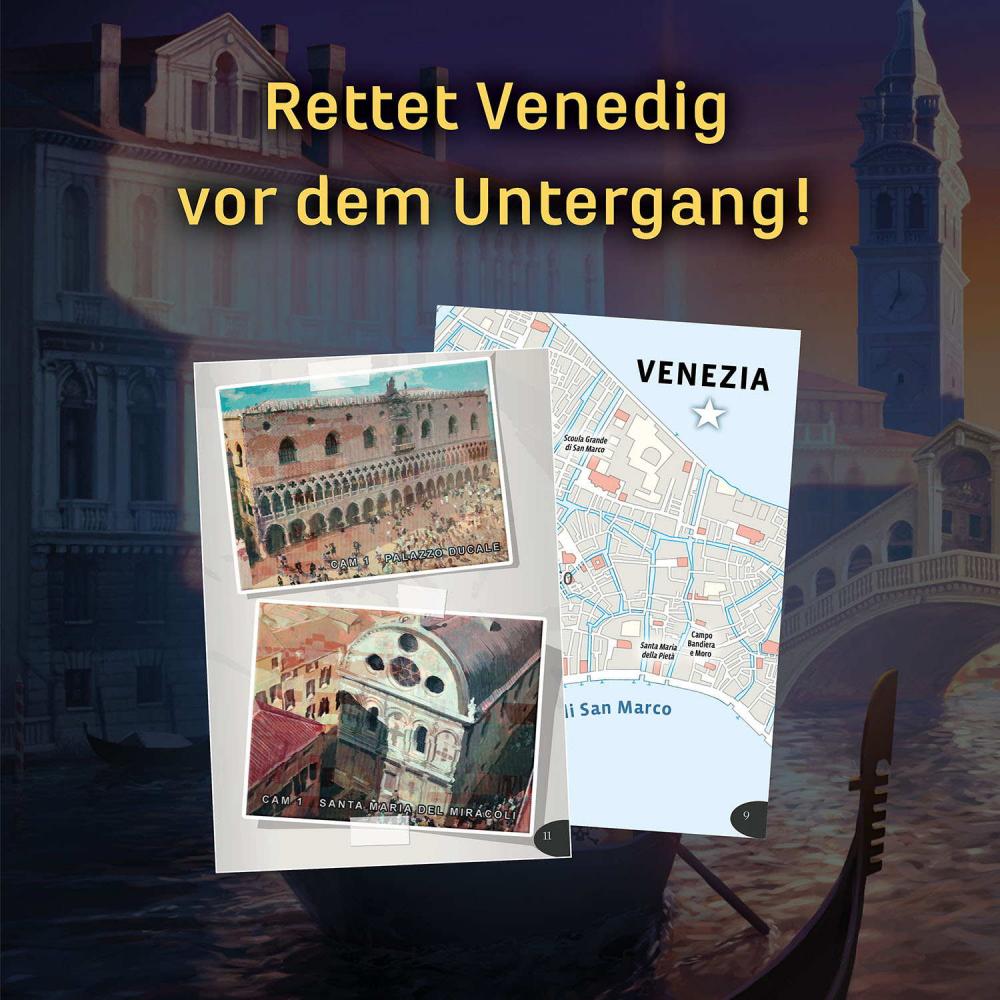 Kosmos Familienspiel Escape EXIT® Die Venedig-Verschwörung Level Fortgeschritten 684396