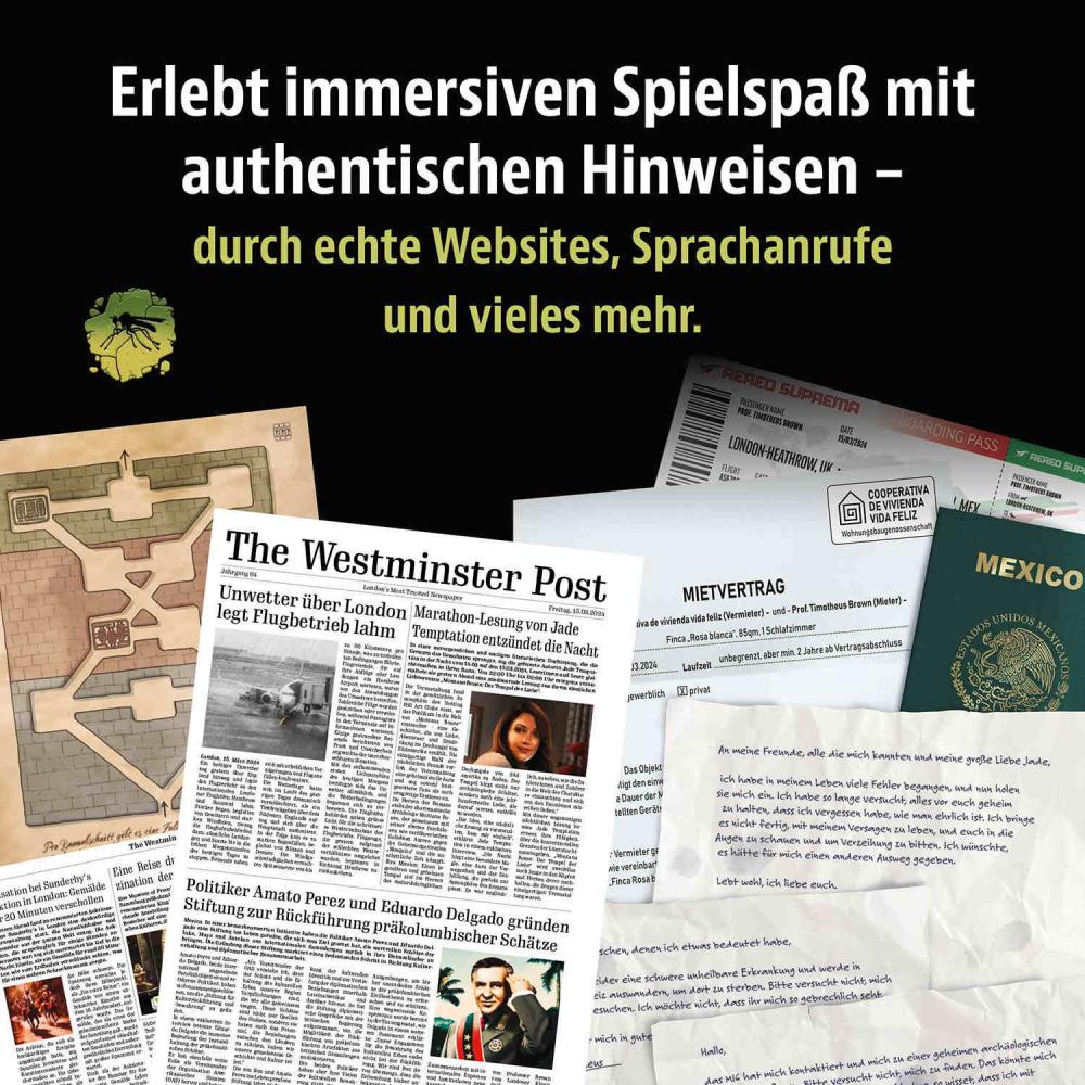 Kosmos Familienspiel Krimispiel Masters of crime Mosquito 684433