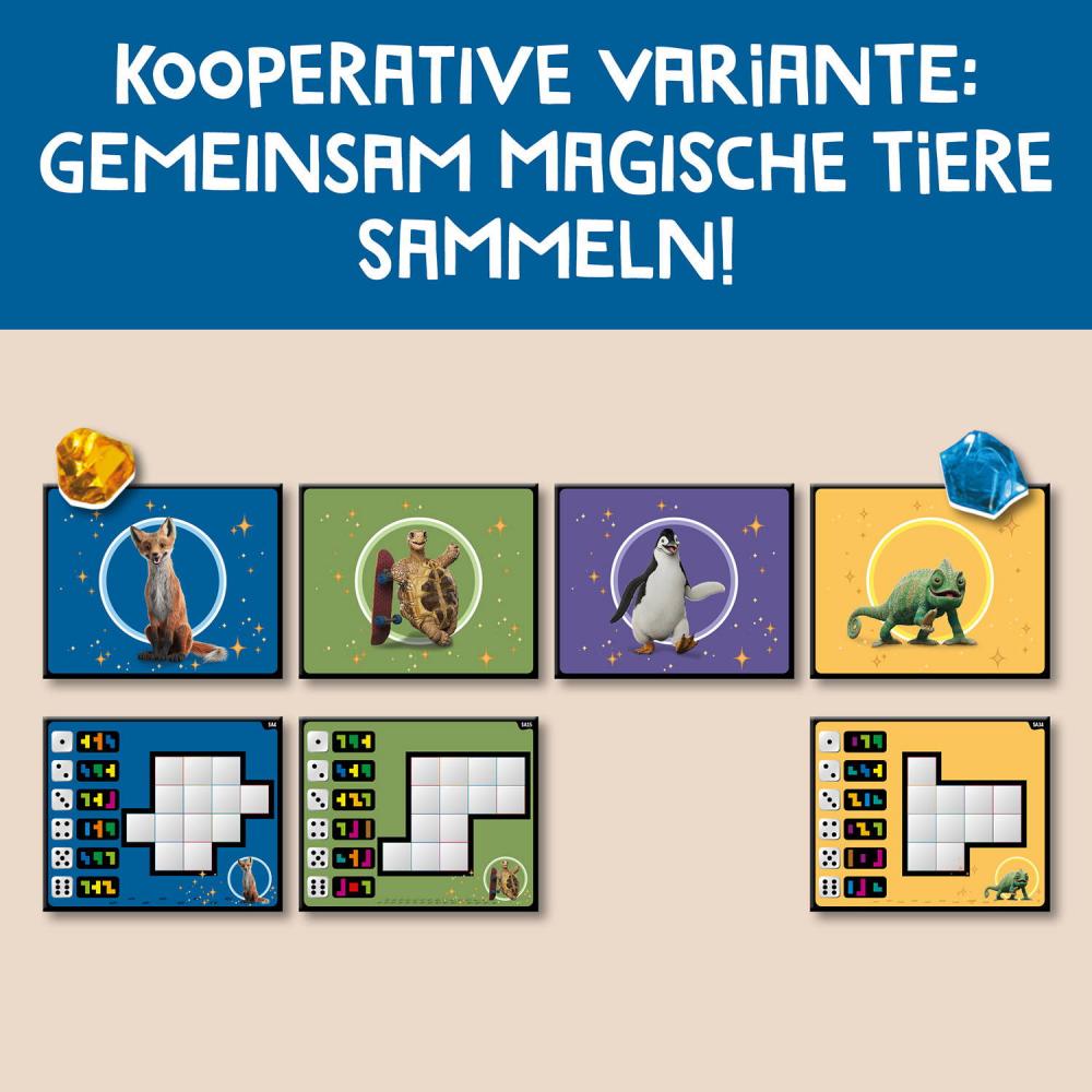 Kosmos Familienspiel Logikspiel Ubongo! Die Schule der magischen Tiere 684501