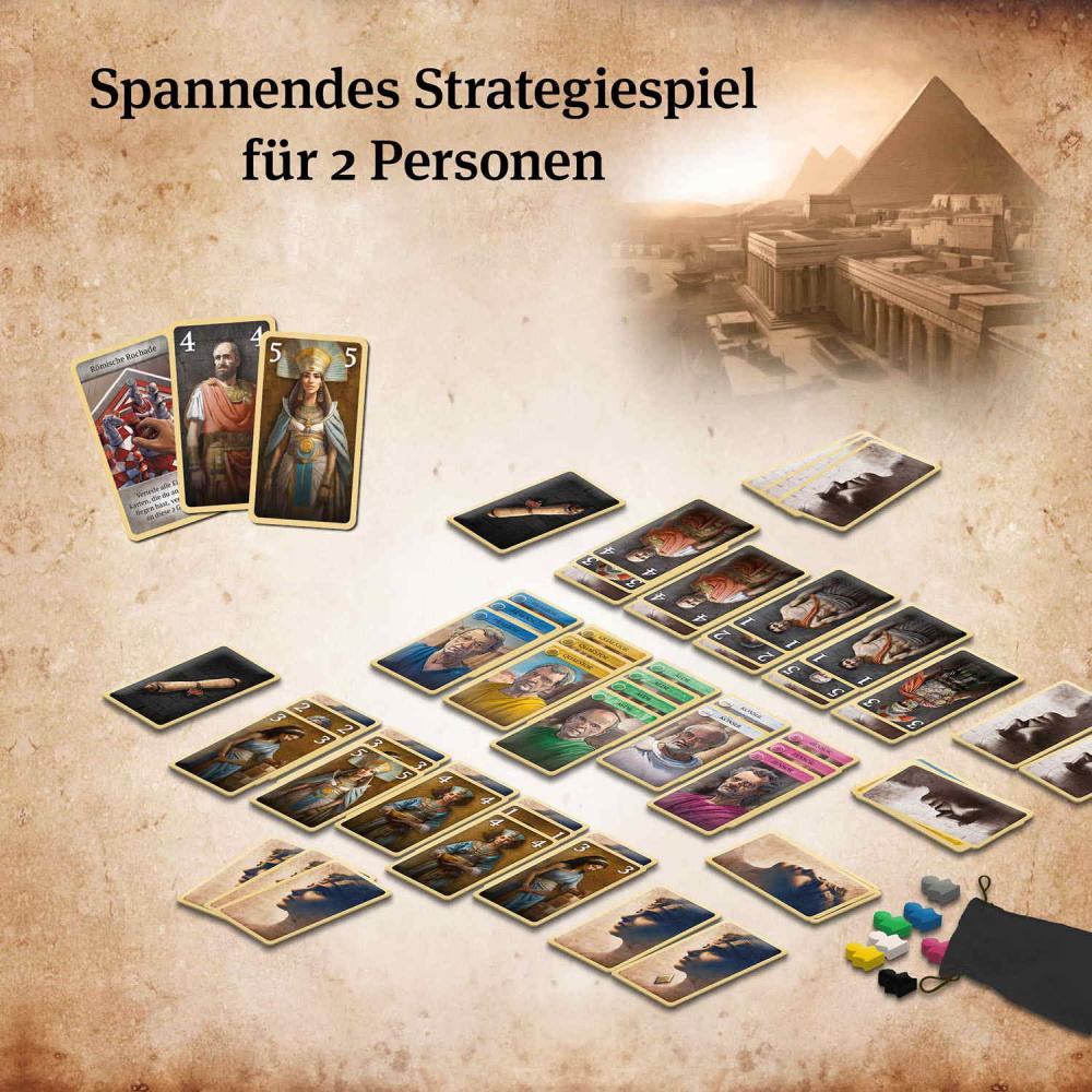 Kosmos Erwachsenenspiel Kartenspiel Strategiespiel Caesar & Cleopatra 684556