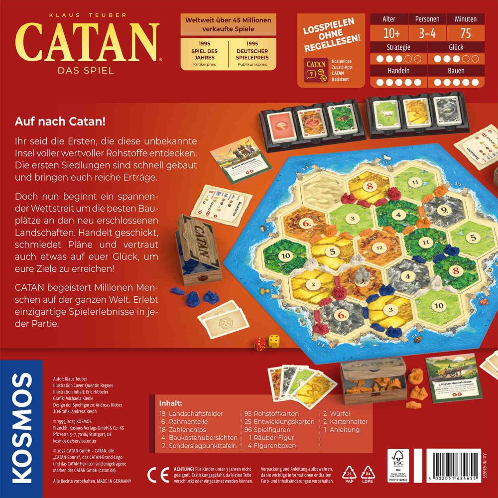 Kosmos Familienspiel Strategiespiel CATAN Das Spiel 684655