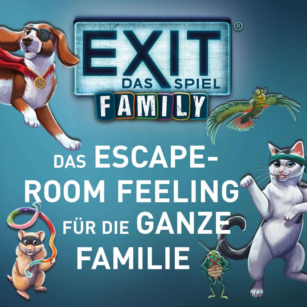 Kosmos Familienspiel Escape EXIT® Family Schloss Gemeinstein/Mission Candyland 684662