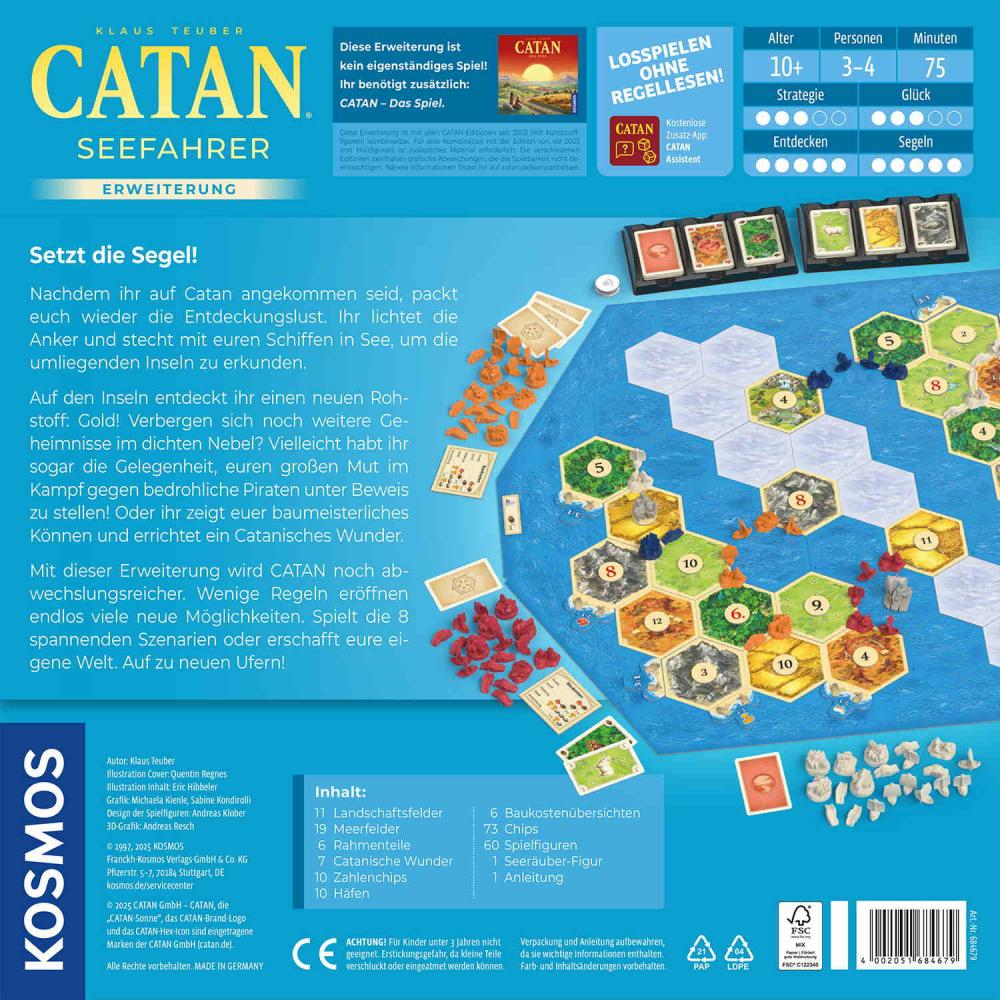 Kosmos Familienspiel Strategiespiel CATAN Seefahrer 684679