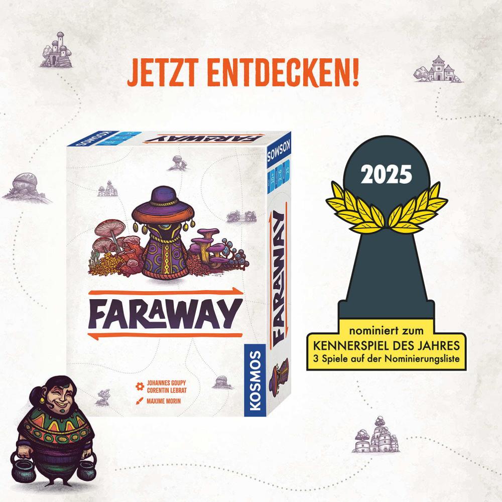 Kosmos Familienspiel Kartenspiel Strategiespiel Faraway 684709