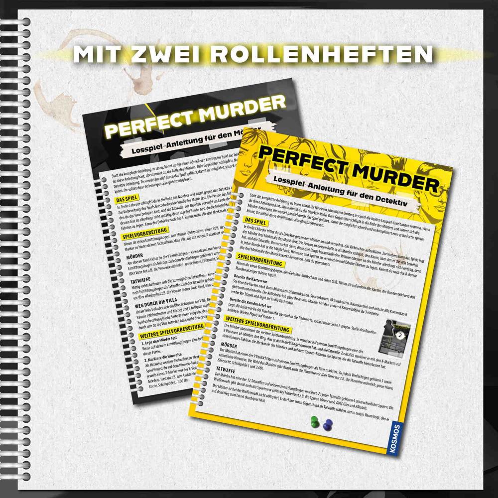 Kosmos Familienspiel Krimispiel Perfect Murder 684921