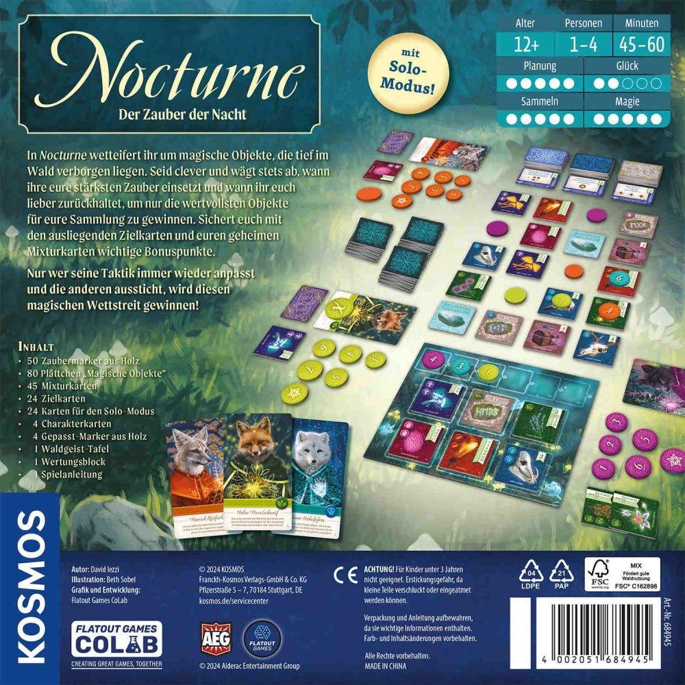Kosmos Familienspiel Strategiespiel Nocturne 684945