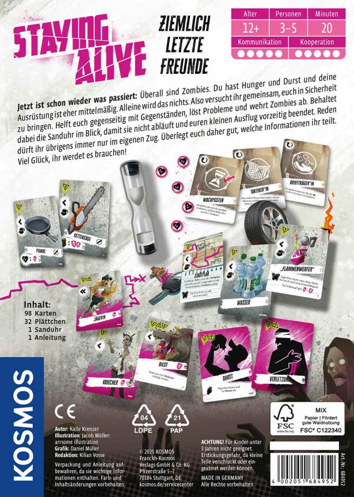 Kosmos Familienspiel Strategiespiel Staying Alive 684952