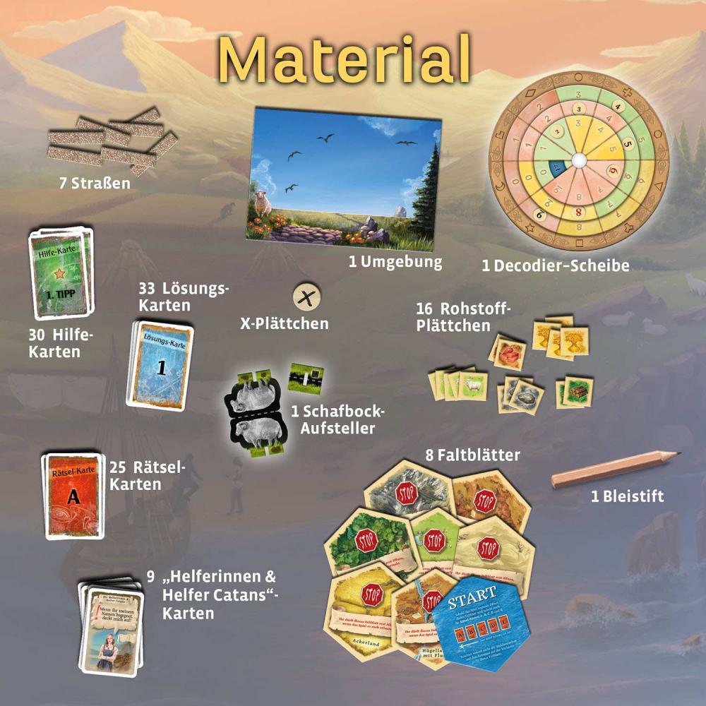 Kosmos Familienspiel Escape EXIT® Abenteuer auf Catan Level Einsteiger 684983
