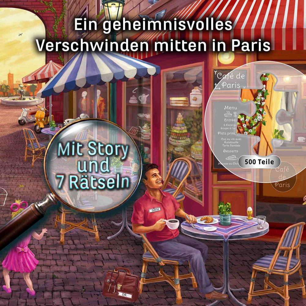 500 Teile Kosmos Familienspiel Escape EXIT® Das Puzzle Der Auftrag "Paris" 684990
