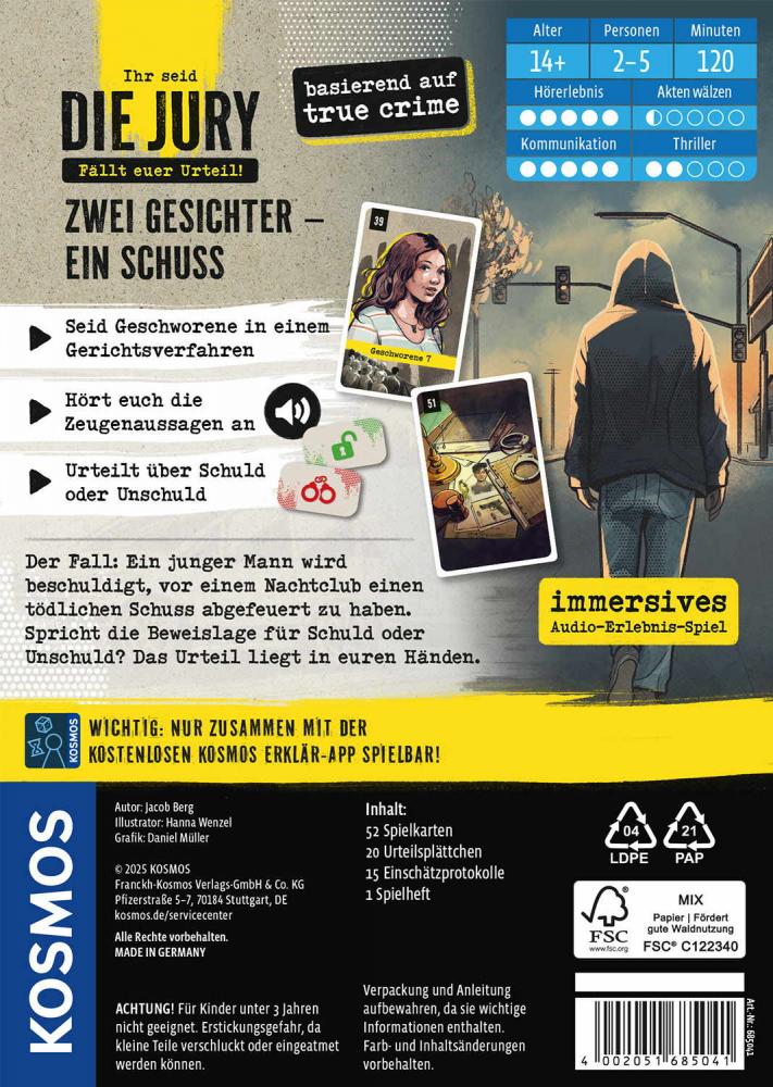 Kosmos Familienspiel Krimispiel Die Jury 685041