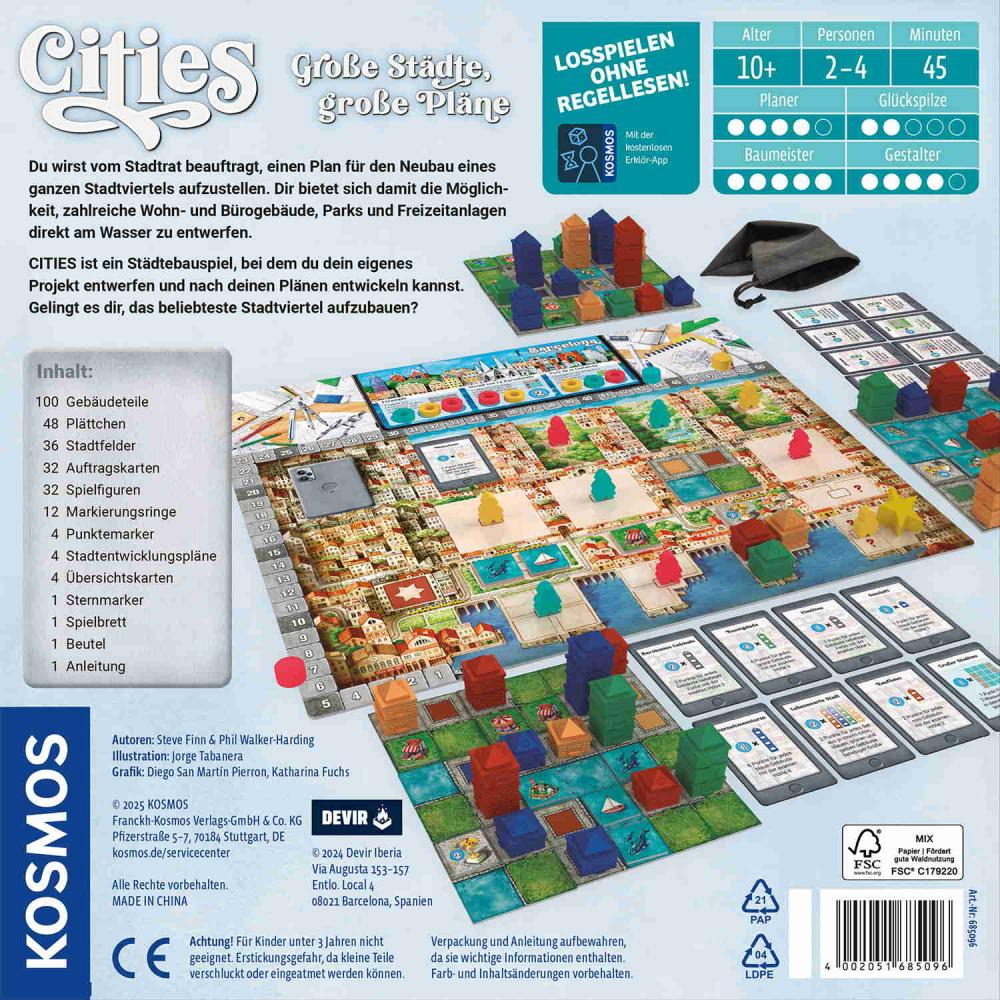 Kosmos Familienspiel Strategiespiel Cities 685096