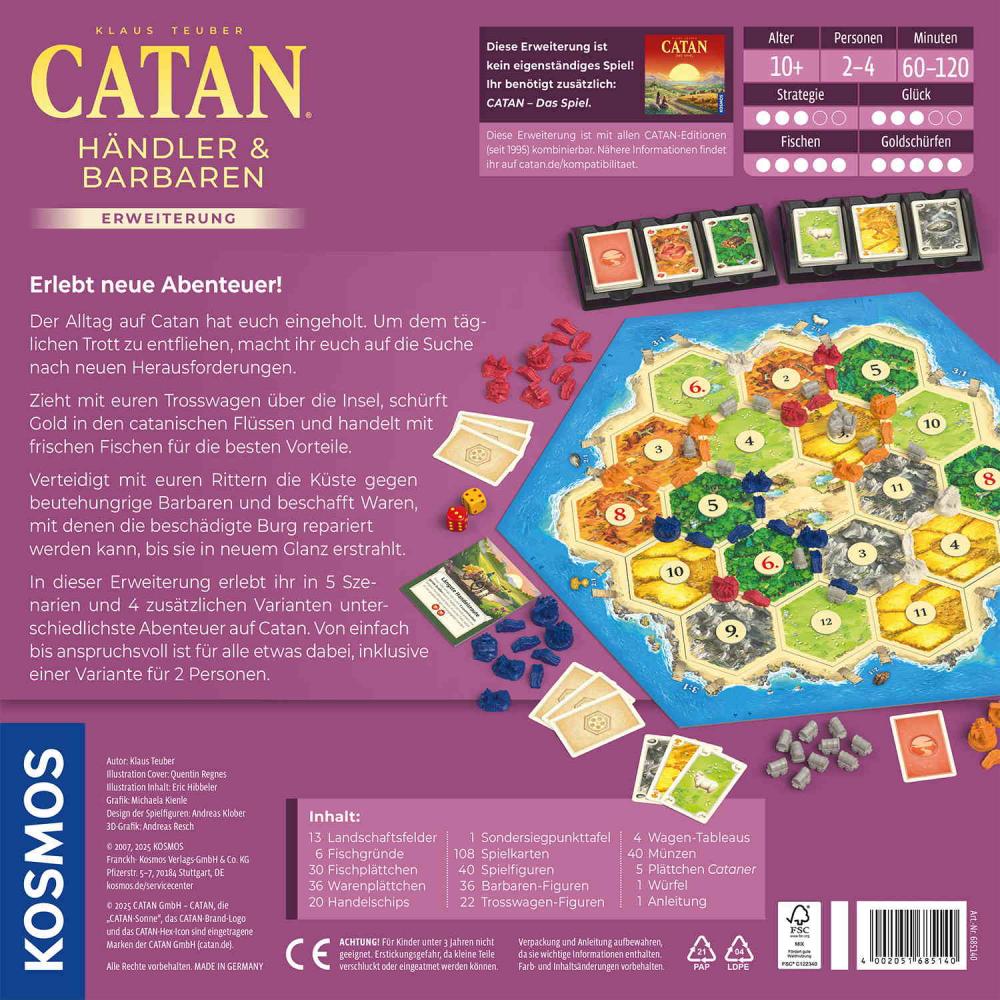 Kosmos Familienspiel Strategiespiel CATAN Händler & Barbaren 685140