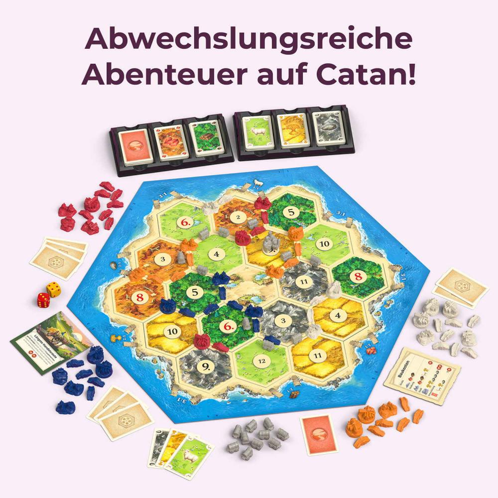Kosmos Familienspiel Strategiespiel CATAN Händler & Barbaren 685140