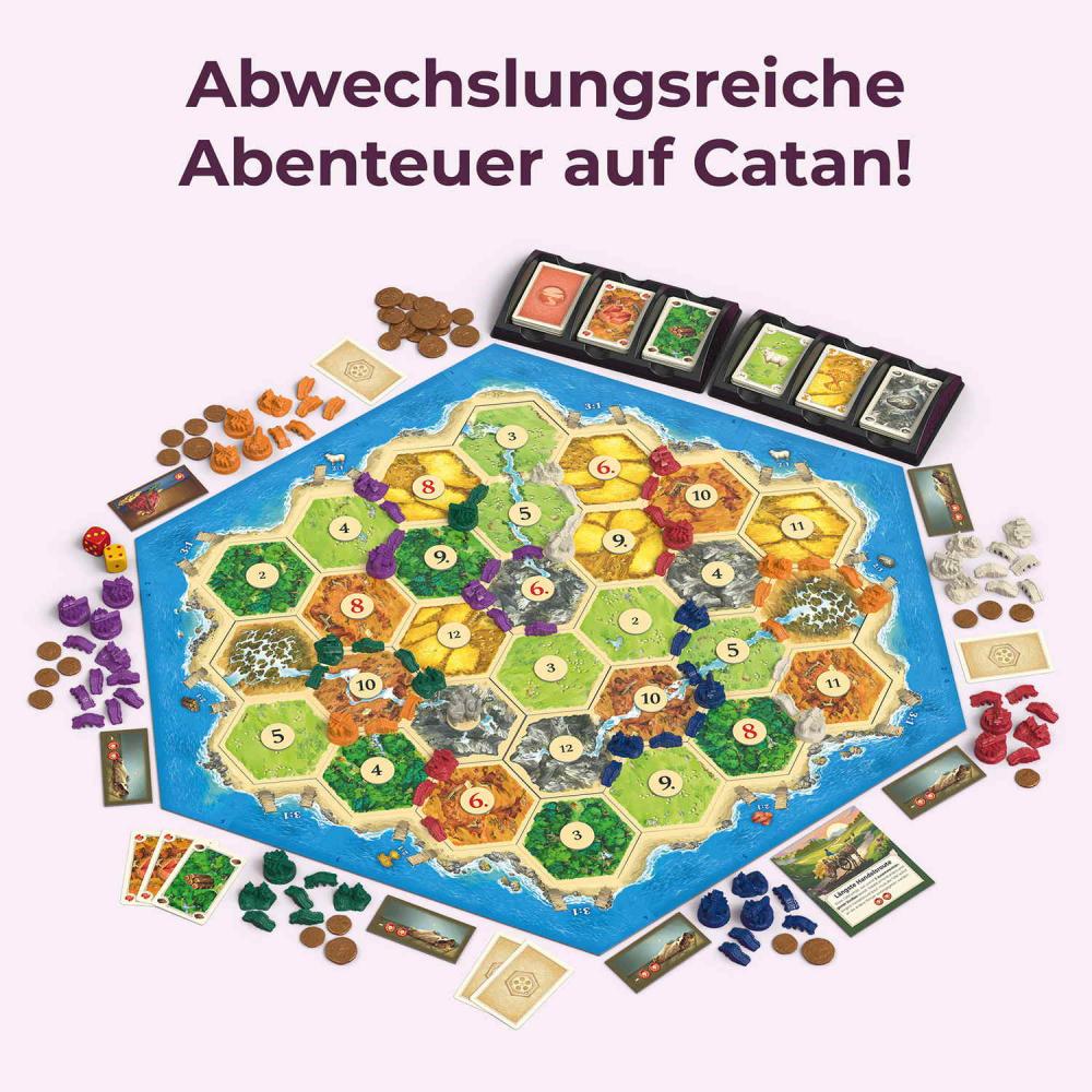 Kosmos Familienspiel Strategiespiel CATAN Händler & Barbaren Spieler 5+6 685157