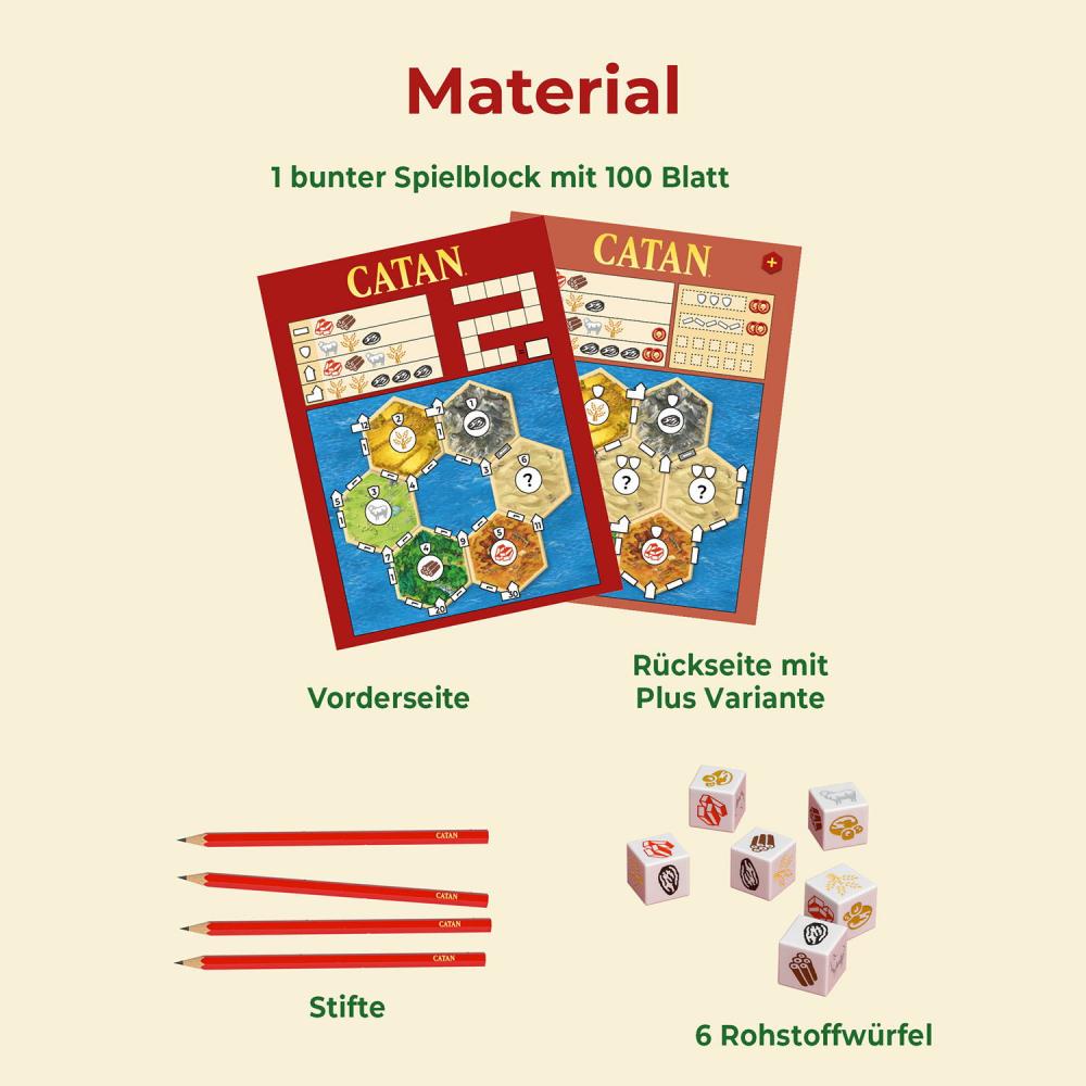 Kosmos Familienspiel Strategiespiel CATAN Das Würfelspiel 685201