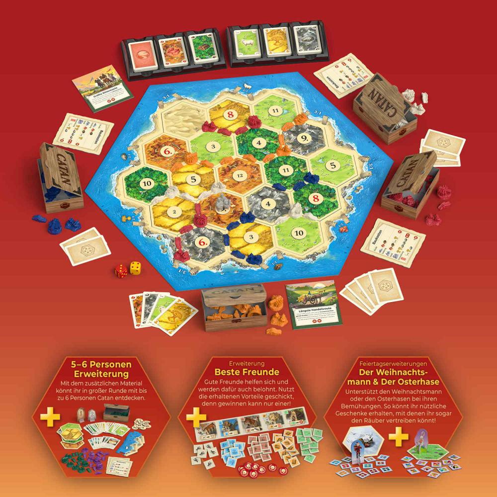 Kosmos Familienspiel Strategiespiel CATAN Big 685225