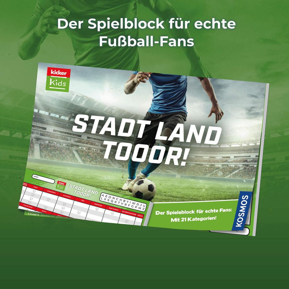 Kosmos Kinderspiel Quizspiel Kicker Kids Stadt - Land - Tor! 685232