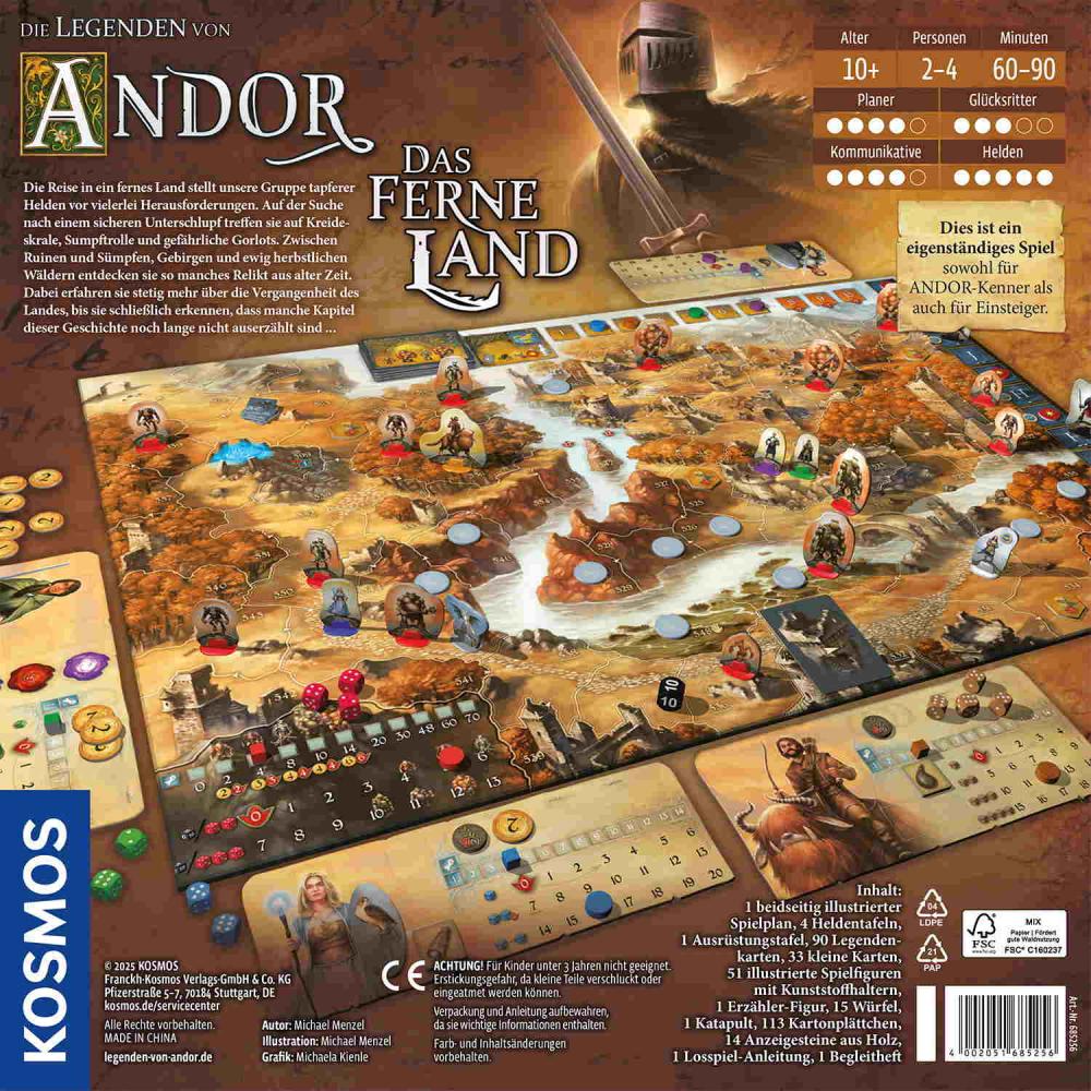Kosmos Familienspiel Strategiespiel Andor Das ferne Land 685256