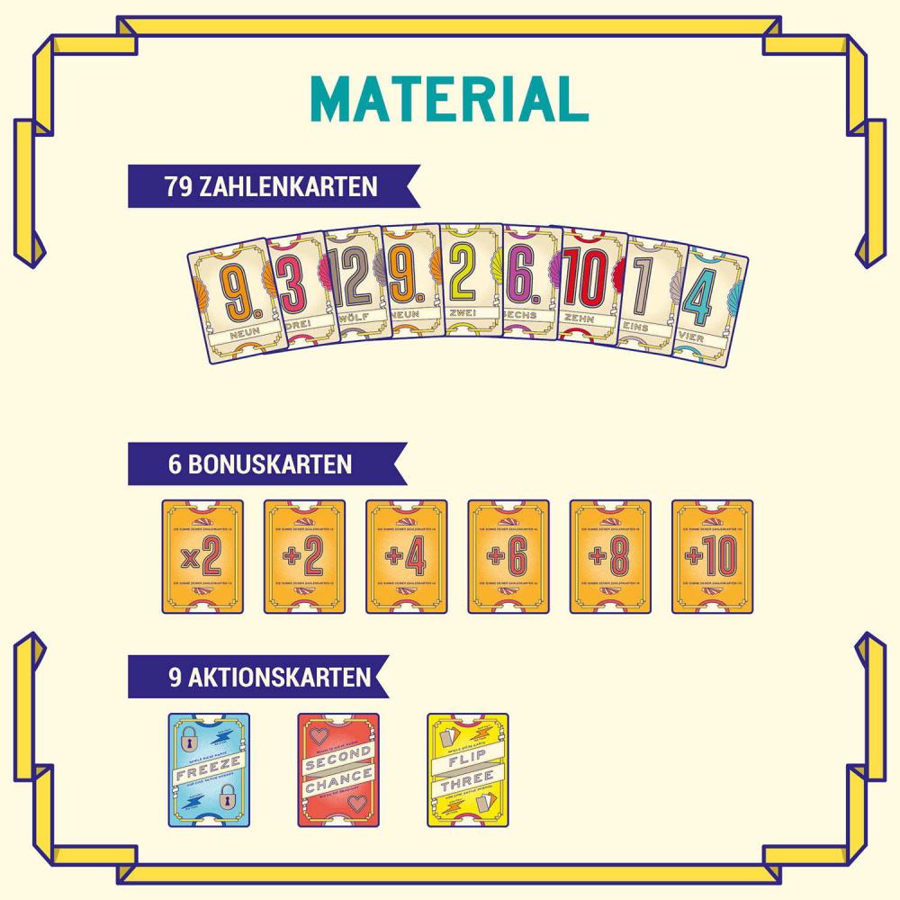 Kosmos Familienspiel Kartenspiel Flip 7 685430