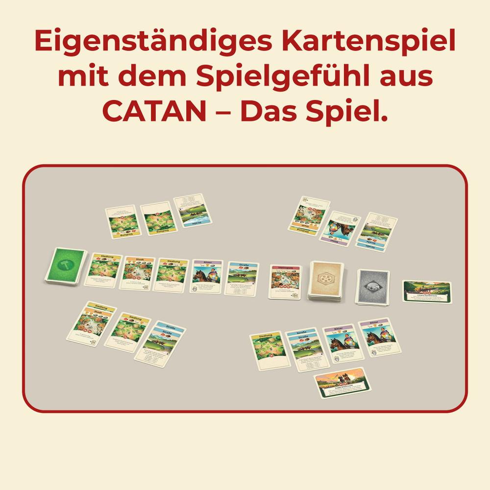 Kosmos Familienspiel Strategiespiel CATAN Das Kartenspiel 687243