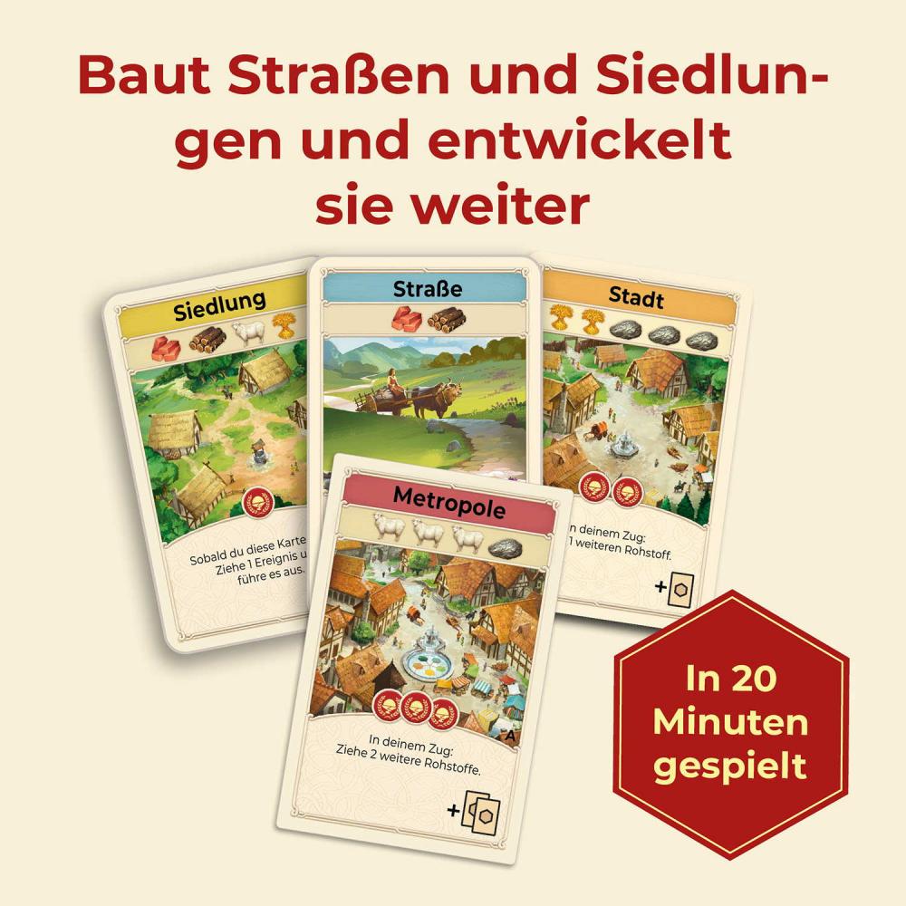 Kosmos Familienspiel Strategiespiel CATAN Das Kartenspiel 687243