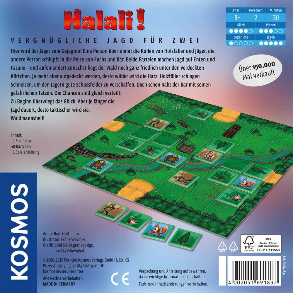Kosmos Familienspiel Strategiespiel Halali 691837