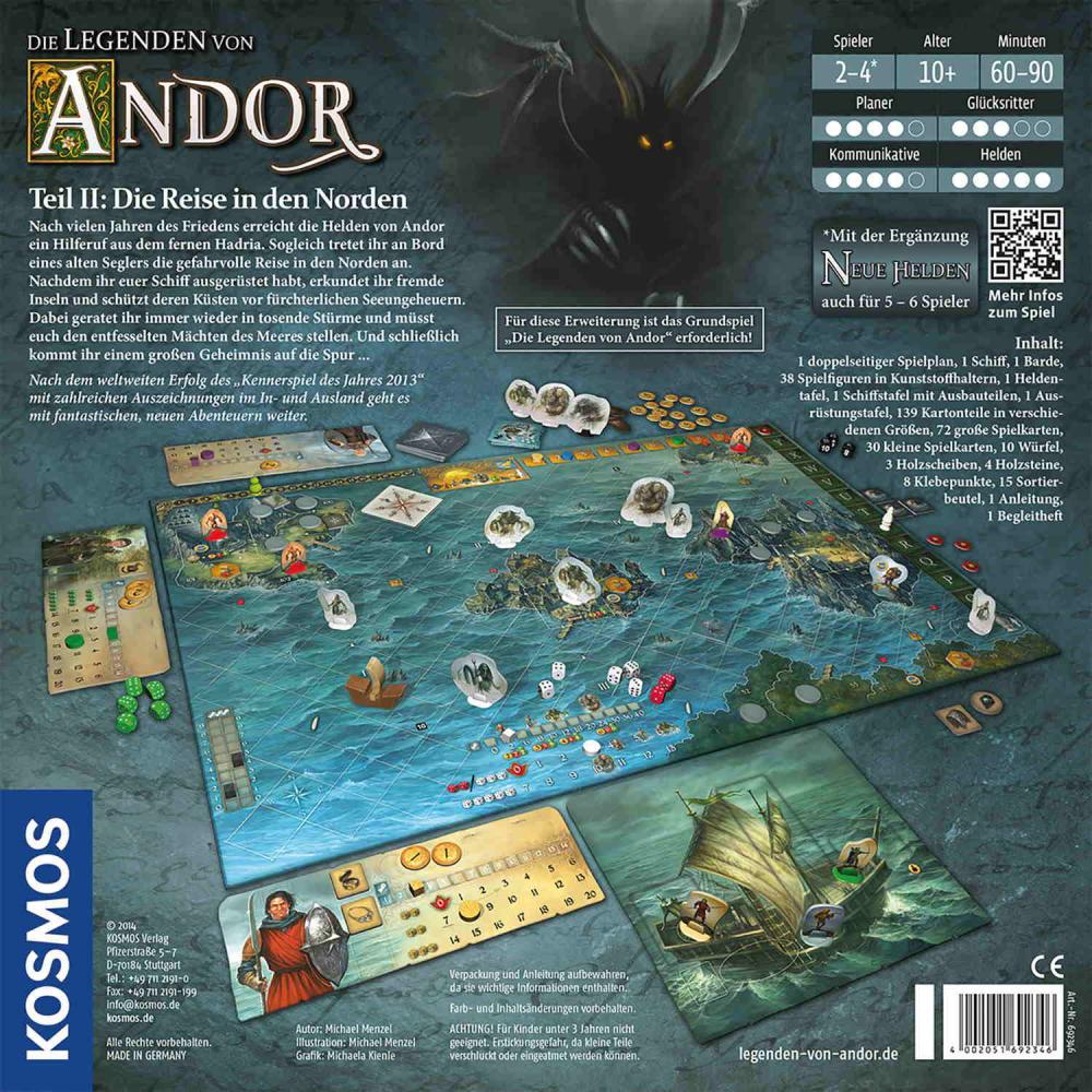 Kosmos Familienspiel Strategiespiel Andor Teil II Die Reise in den Norden 692346