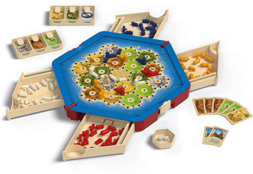 Kosmos Familienspiel Strategiespiel CATAN Das Spiel kompakt 693138