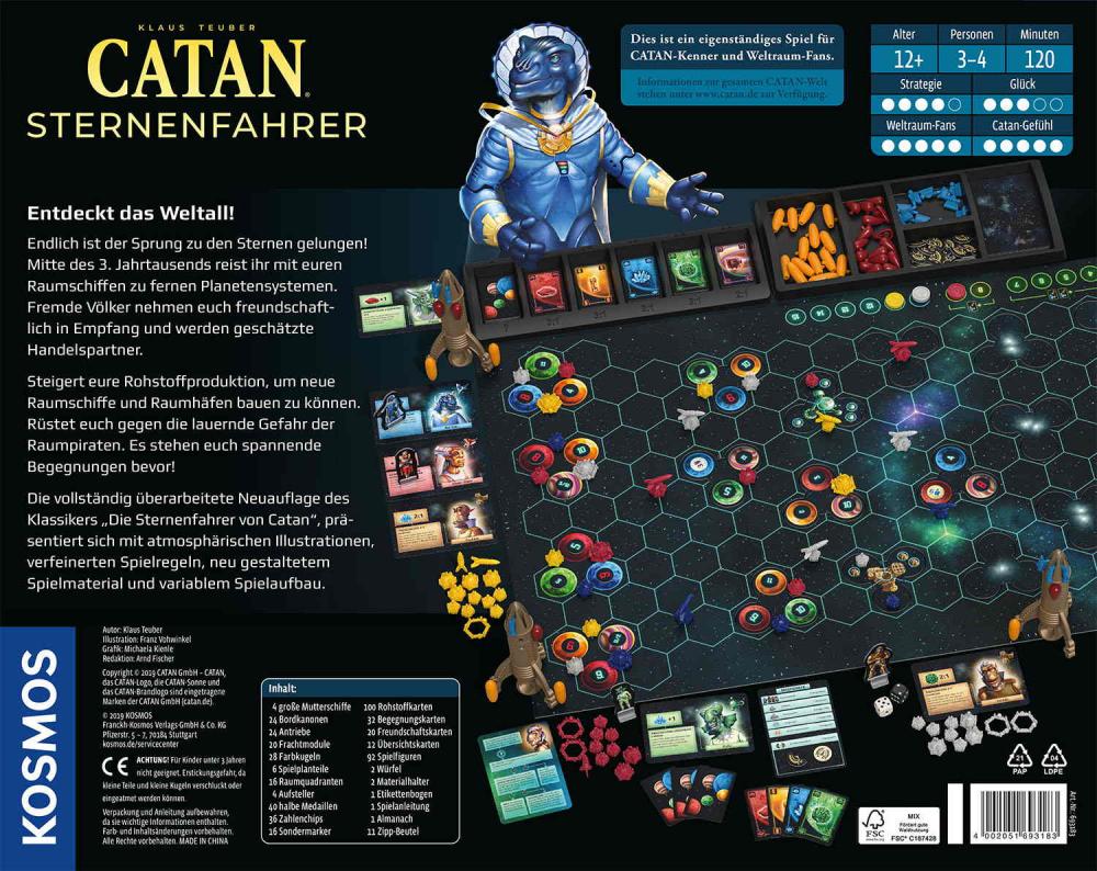 Kosmos Familienspiel Strategiespiel CATAN Sternenfahrer 693183