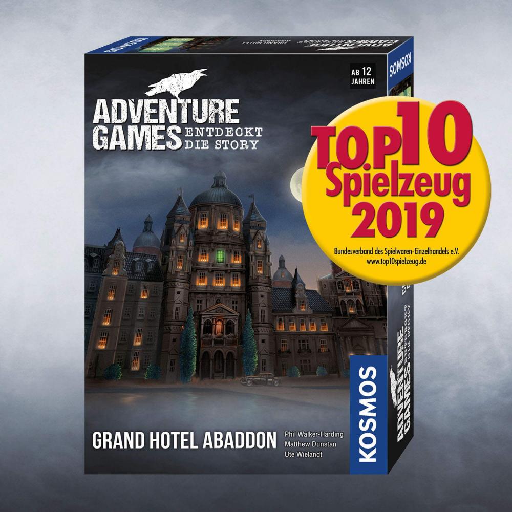 Kosmos Familienspiel Escape / Exit Adventure Games Grand Hotel Abaddon 693190