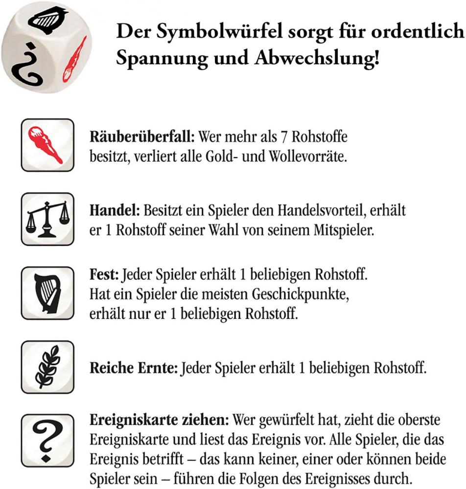 Kosmos Familienspiel Strategiespiel CATAN Das Duell (Spiel mit Karten für Zwei) 693732