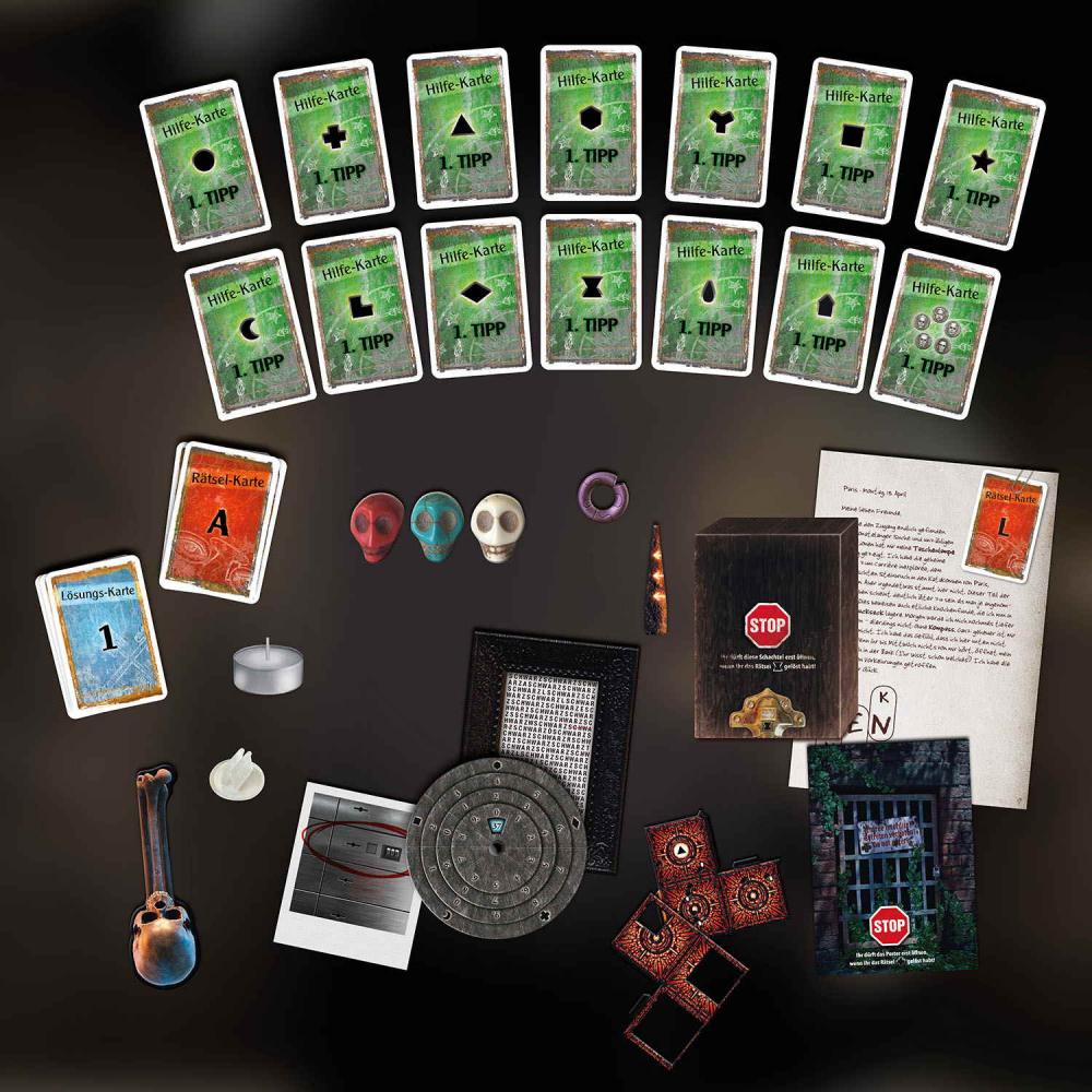 Kosmos Familienspiel Escape EXIT® Die Katakomben des Grauens Level Fortgeschritten 694289