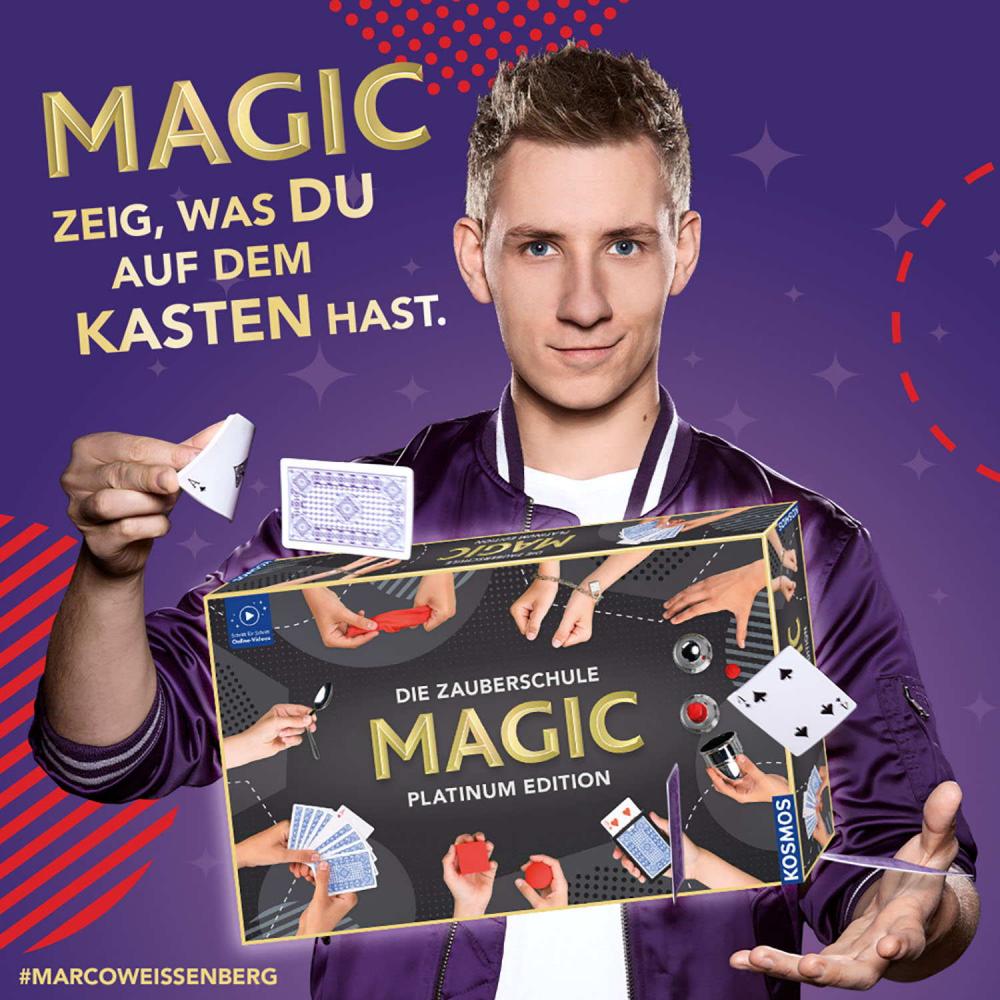 Kosmos Spielzeug Rollenspiel Zaubern Zauberschule Magic Platinum Edition 697082