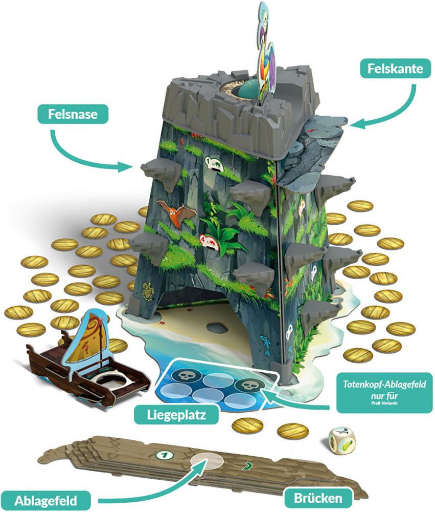 Kosmos Kinderspiel Wettlaufspiel Dodo Rettet das Wackel-Ei! 697945