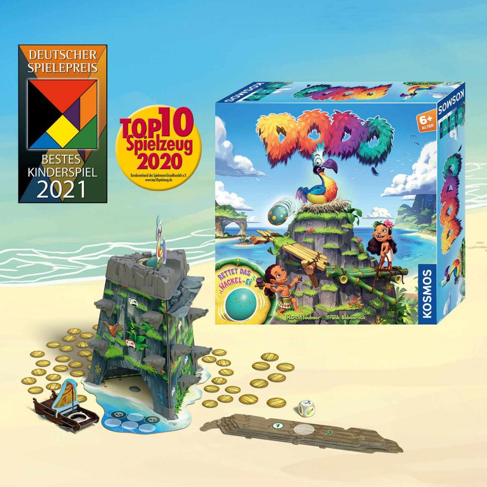 Kosmos Kinderspiel Wettlaufspiel Dodo Rettet das Wackel-Ei! 697945