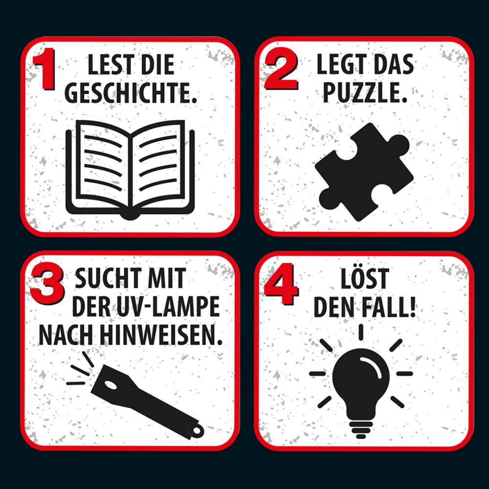 300 Teile Kosmos Familienspiel Krimispiel Krimipuzzle Die drei ??? Die Villa der Rätsel 697976