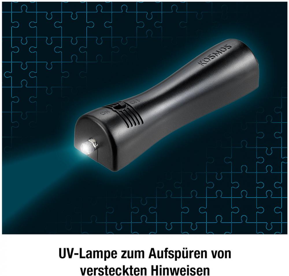 300 Teile Kosmos Familienspiel Krimispiel Krimipuzzle Die drei ??? Die Villa der Rätsel 697976