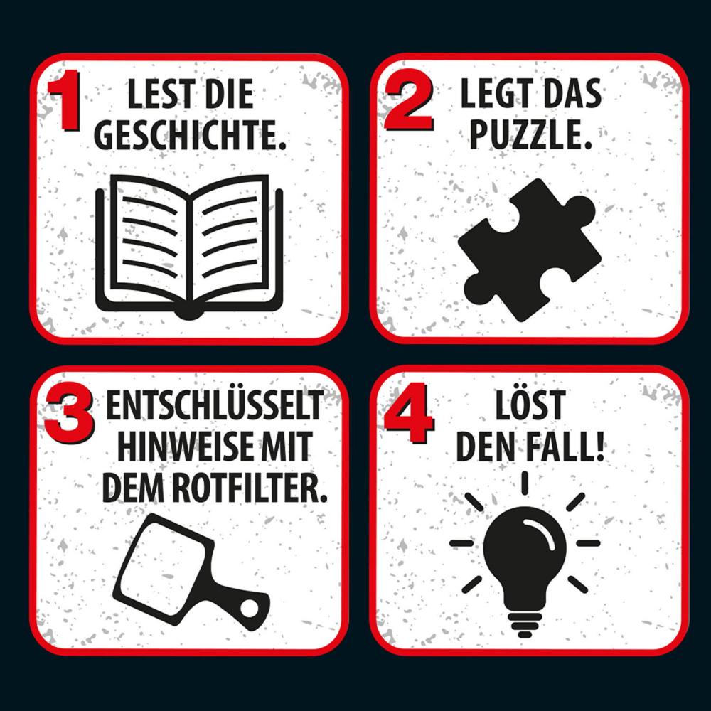200 Teile Kosmos Familienspiel Krimispiel Krimipuzzle Die drei ??? Kids Spuk Schulfest 697983