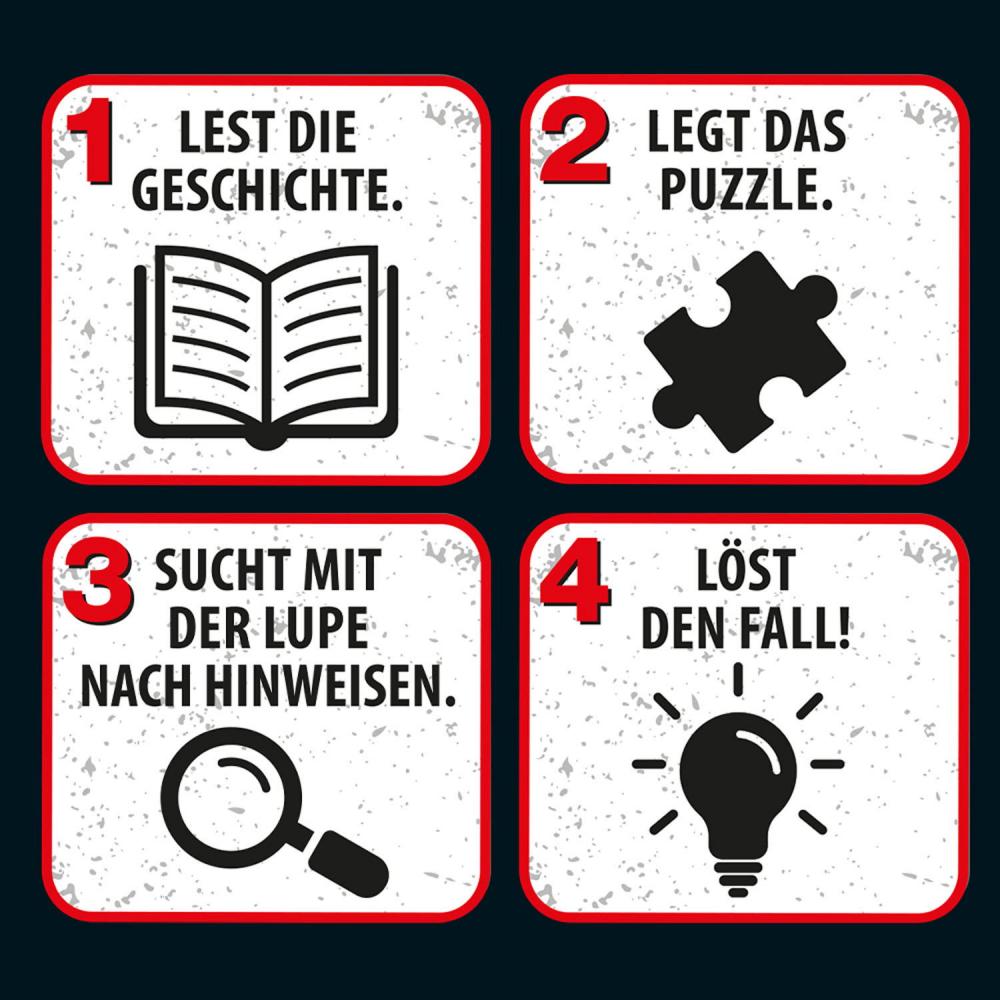 150 Teile Kosmos Familienspiel Krimispiel Krimipuzzle Die drei ??? Kids Chaos im Zoo 697990