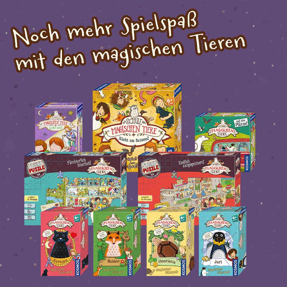 200 Teile Kosmos Krimispiel Die Schule der magischen Tiere Storypuzzle Fürchterlich feierlich 698690