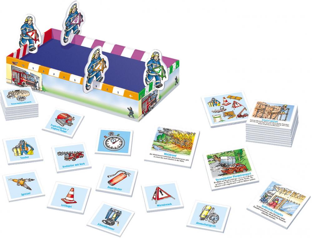 Kosmos Mitbringspiel Wissensspiel WAS IST WAS Junior Feuerwehr 712556
