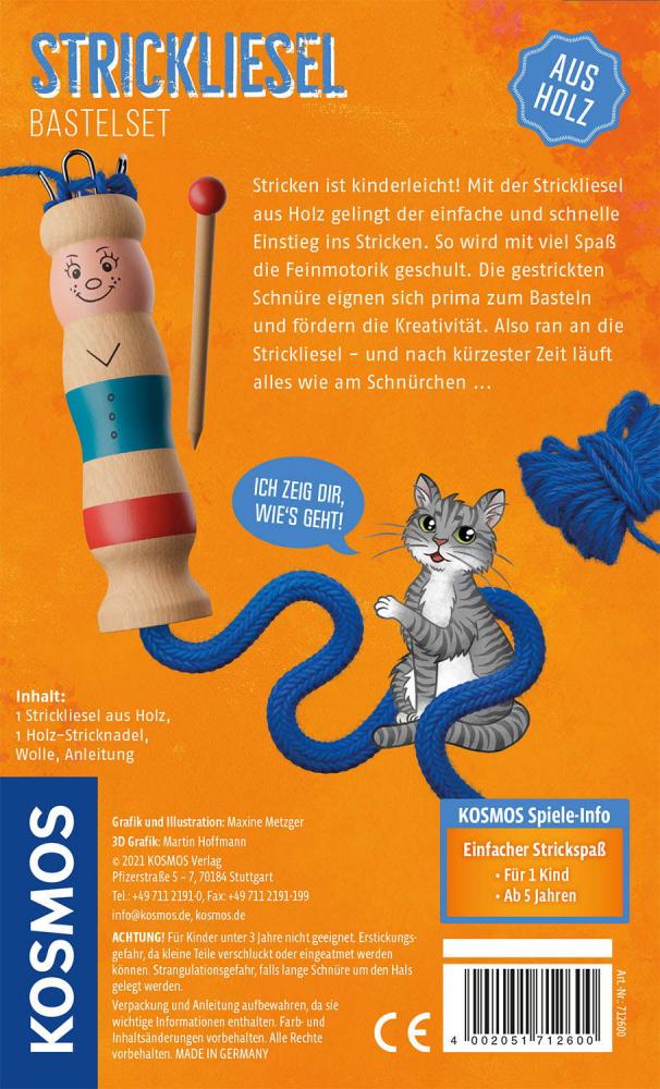 Kosmos Spielzeug Kreativität Basteln Strickliesel 712600