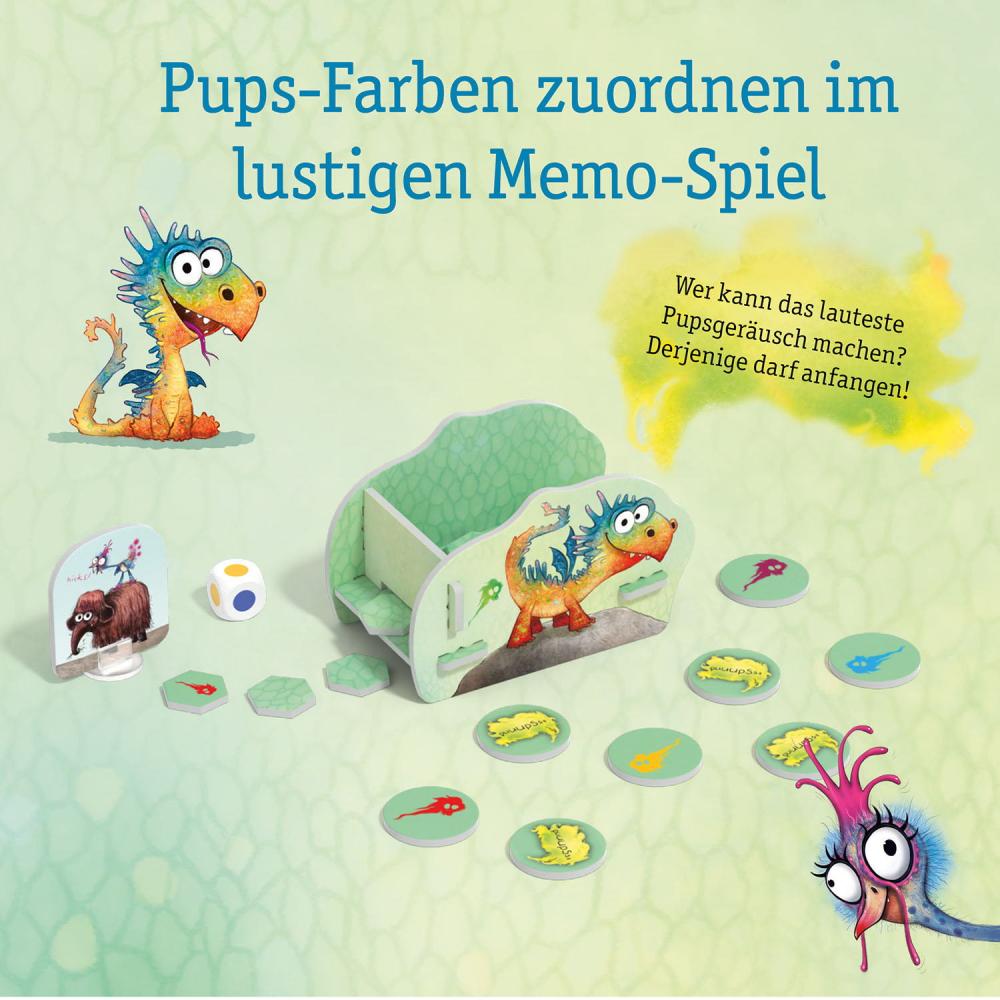 Kosmos Mitbringspiel Memospiel Furzipups der Knatterdrache 712730