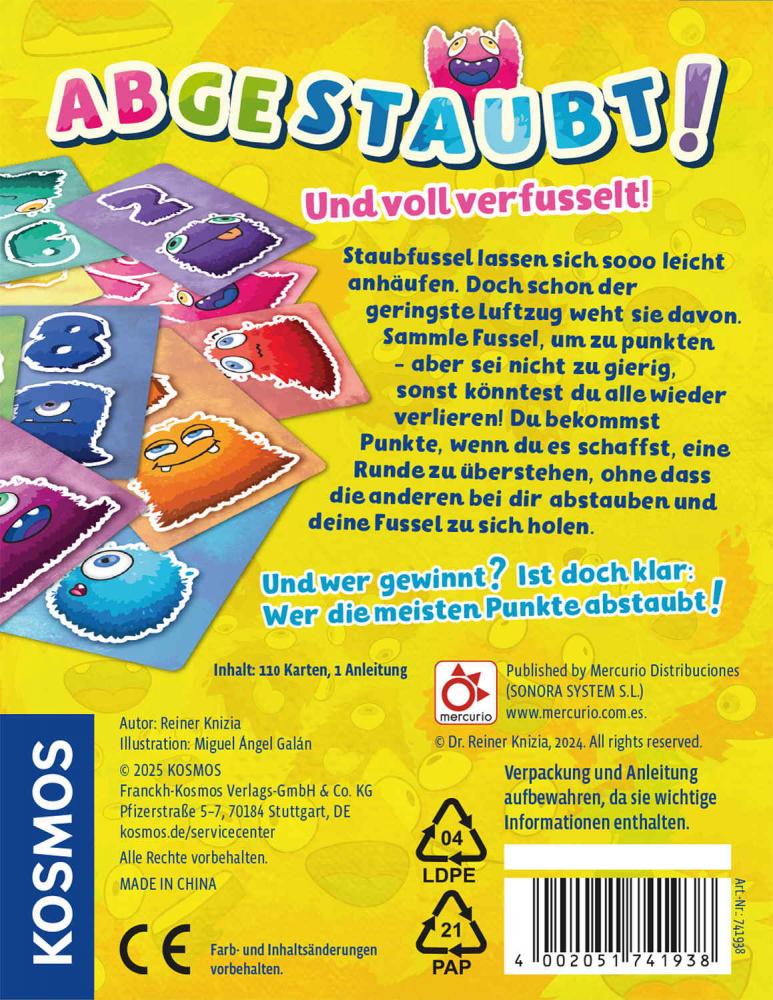 Kosmos Familienspiel Kartenspiel Abgestaubt! 741938