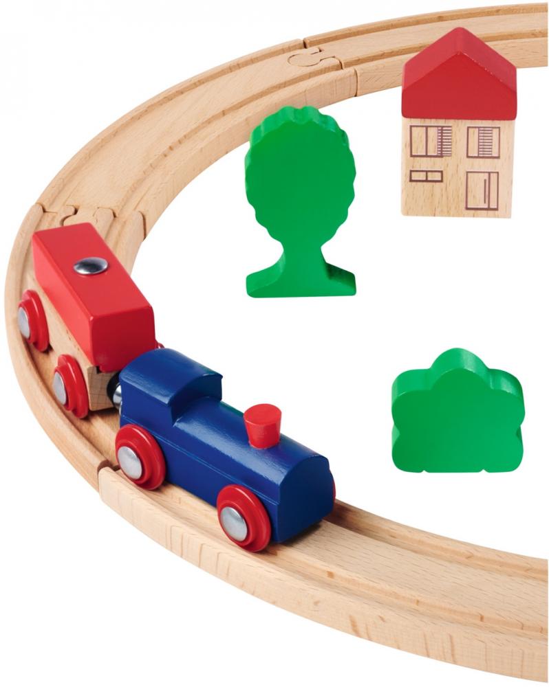Eichhorn Eisenbahn Set Kreis mit Zug 135cm 20 Teile 100006200